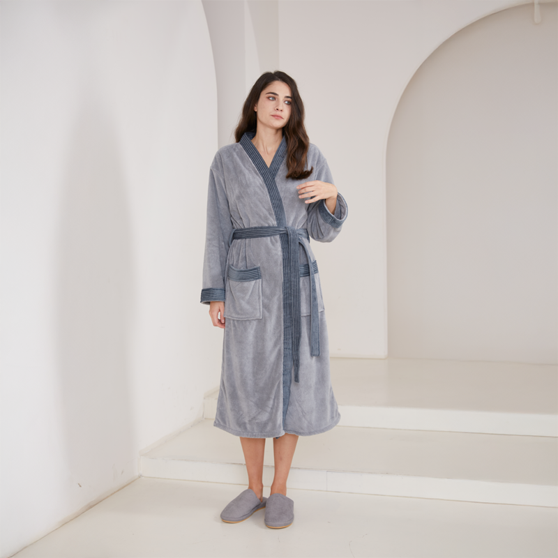 Dark Grey Bathrobe – Size XL