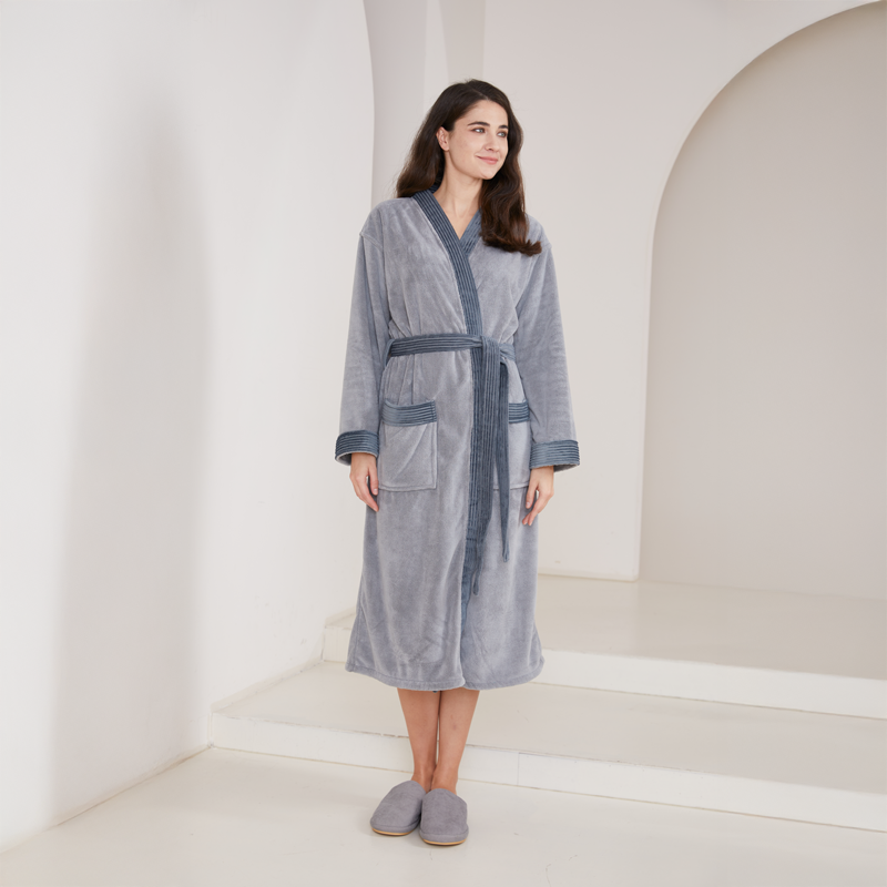 Dark Grey Bathrobe – Size XL