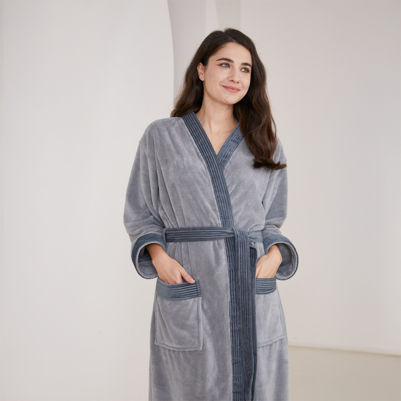 Dark Grey Bathrobe – Size XL