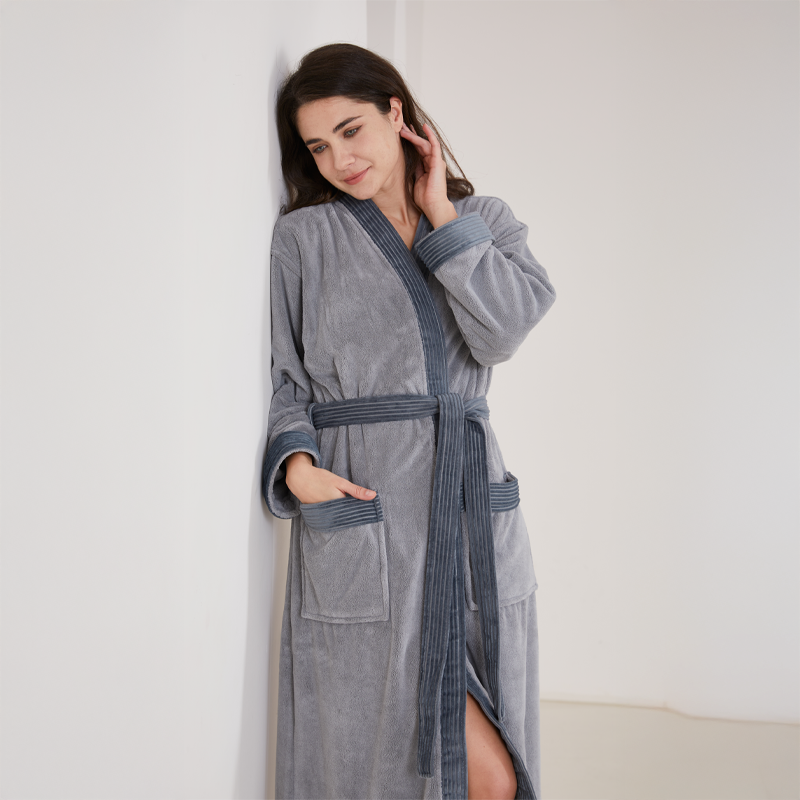 Dark Grey Bathrobe – Size XL