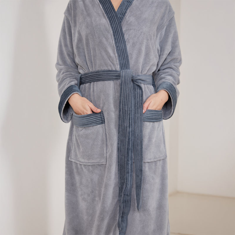 Dark Grey Bathrobe – Size XL