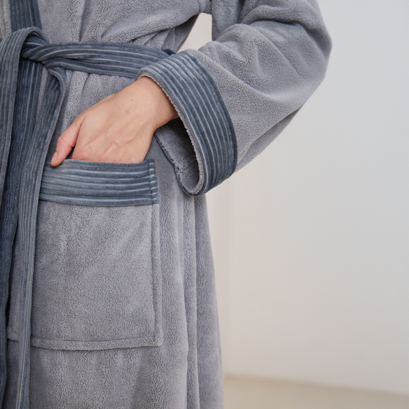 Dark Grey Bathrobe – Size XL