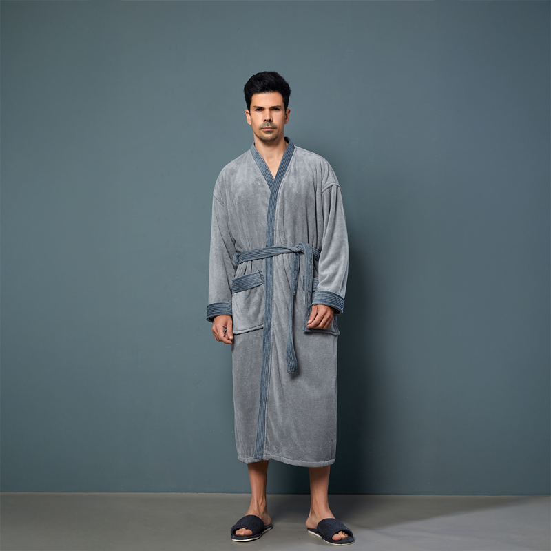 Dark Grey Bathrobe – Size XL