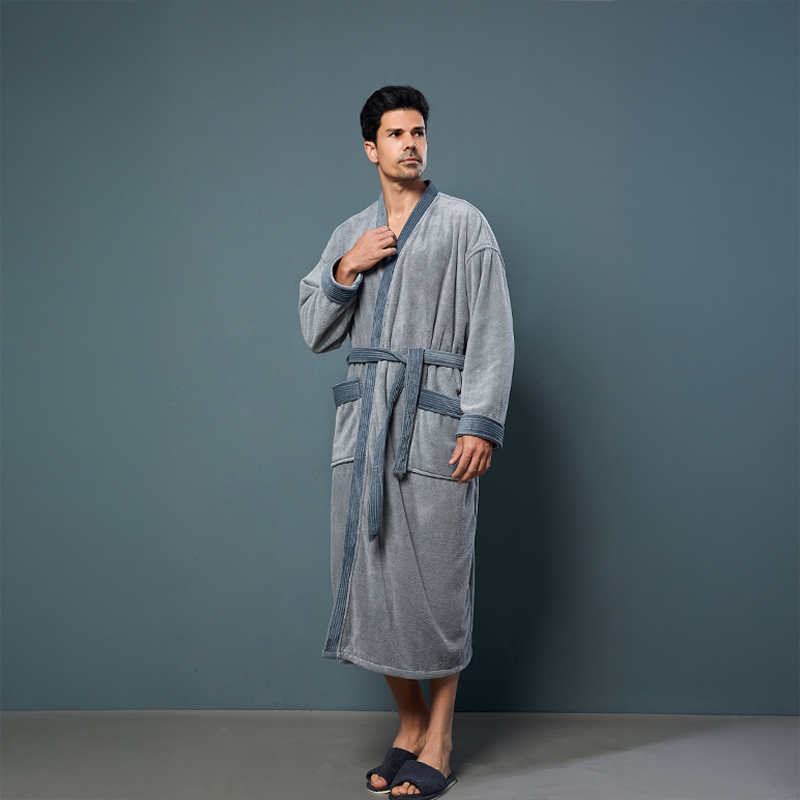 Dark Grey Bathrobe – Size XL