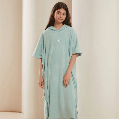 Plain Kappa, stitched on both sides (12-16 years) - Turquoise