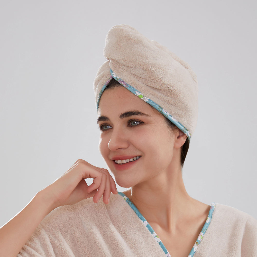 Stylish hair cap - beige