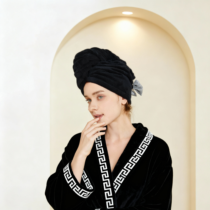 Royal Black Hair Cap - XL